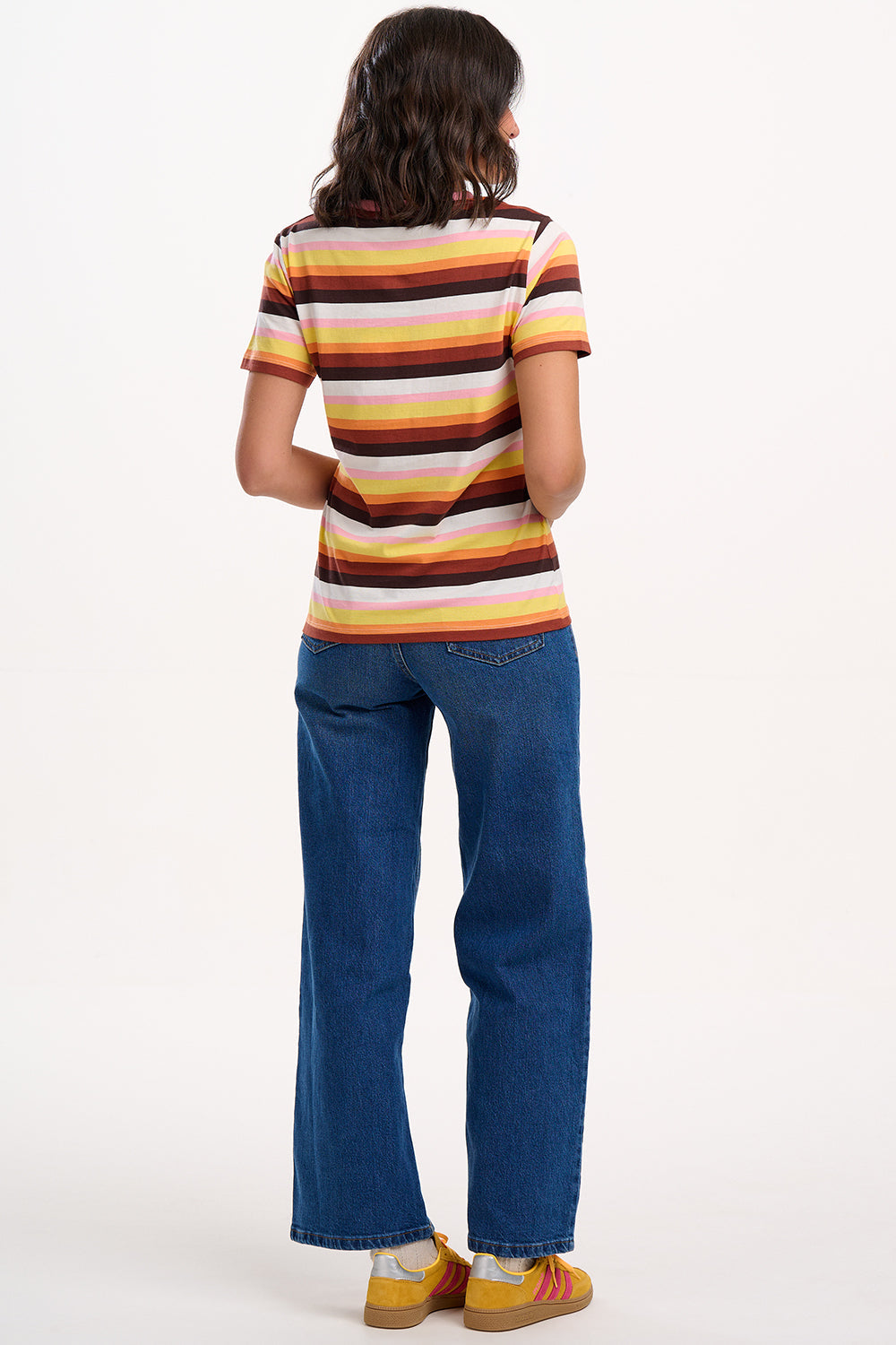 Maggie T-Shirt - Multi, Sundown Stripe