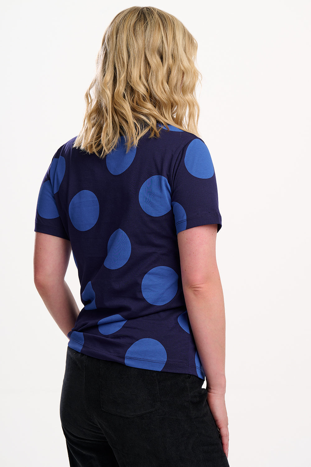 Maggie T-shirt - Navy/Blue, Super Spot