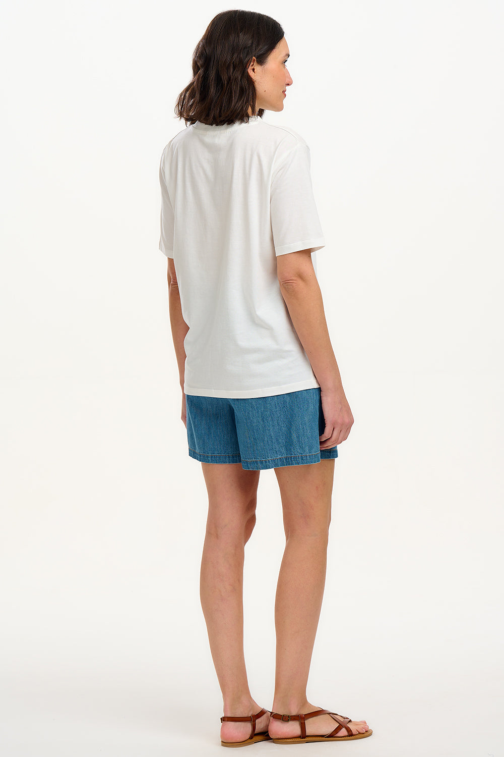 Kinsley Relaxed T-Shirt - Off White, Mirrored Jungle