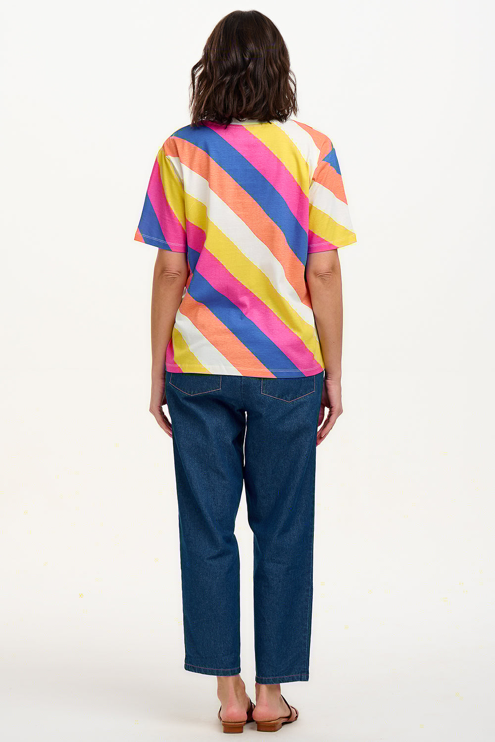 Kinsley Relaxed T-Shirt - Multi, Skelter Stripe
